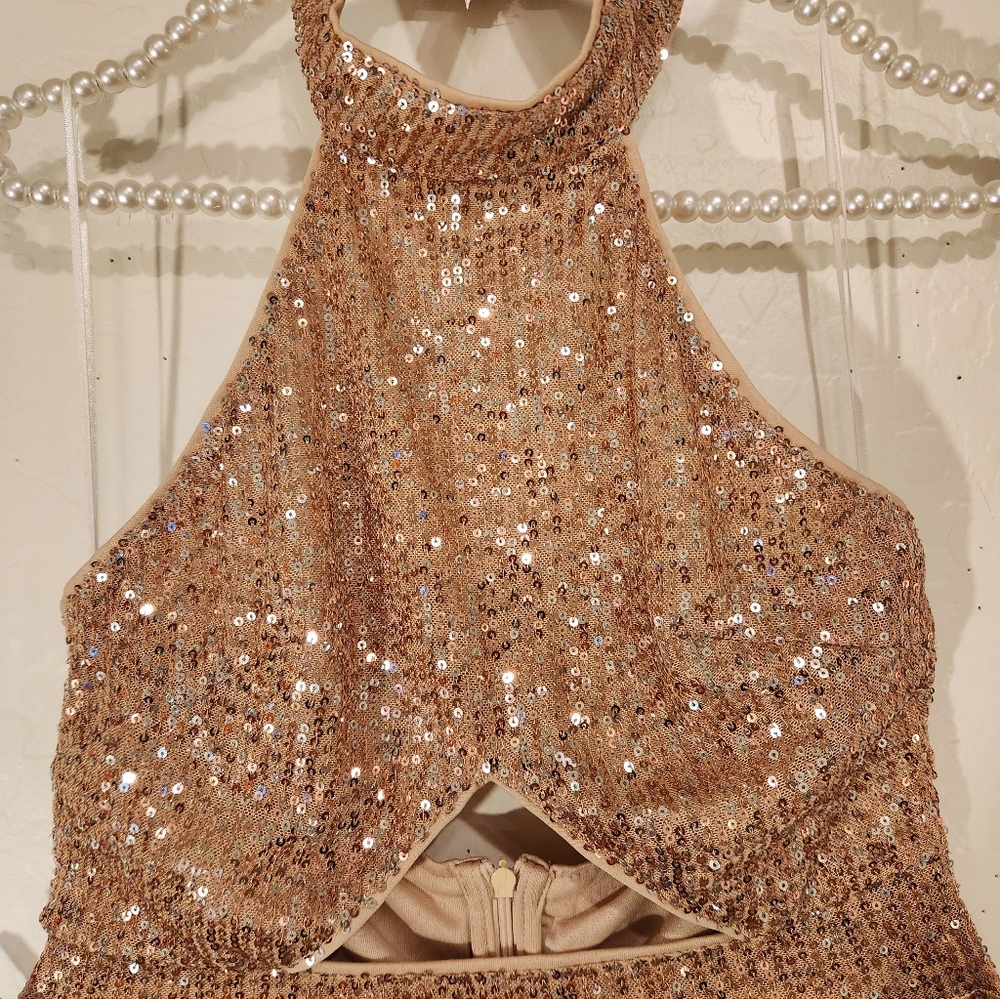 Sequin Mini Dress